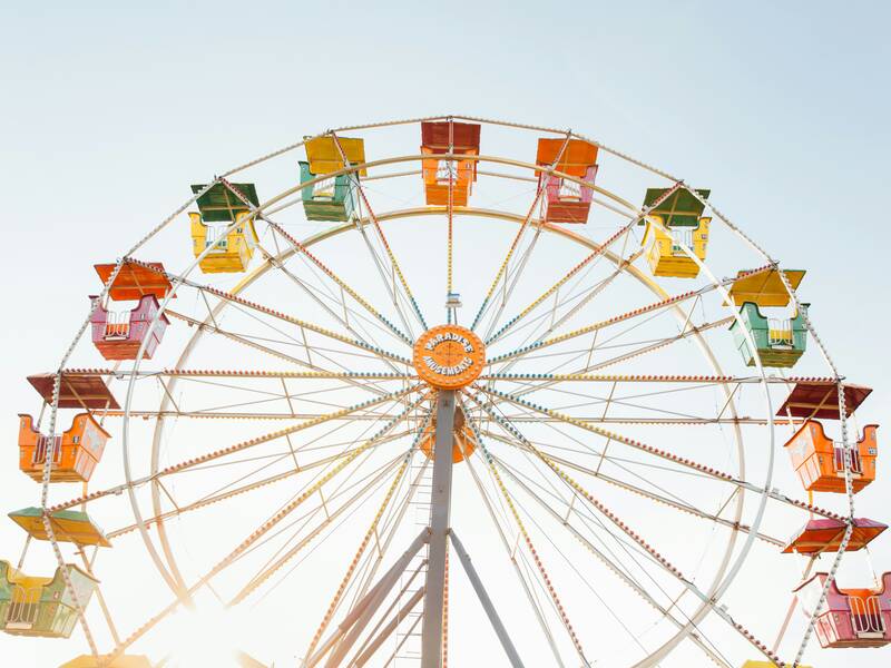 Buntes Riesenrad